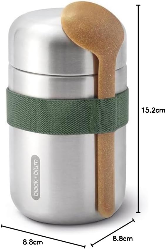 black+blum | Food Flask, olive, 400 ml, Olive