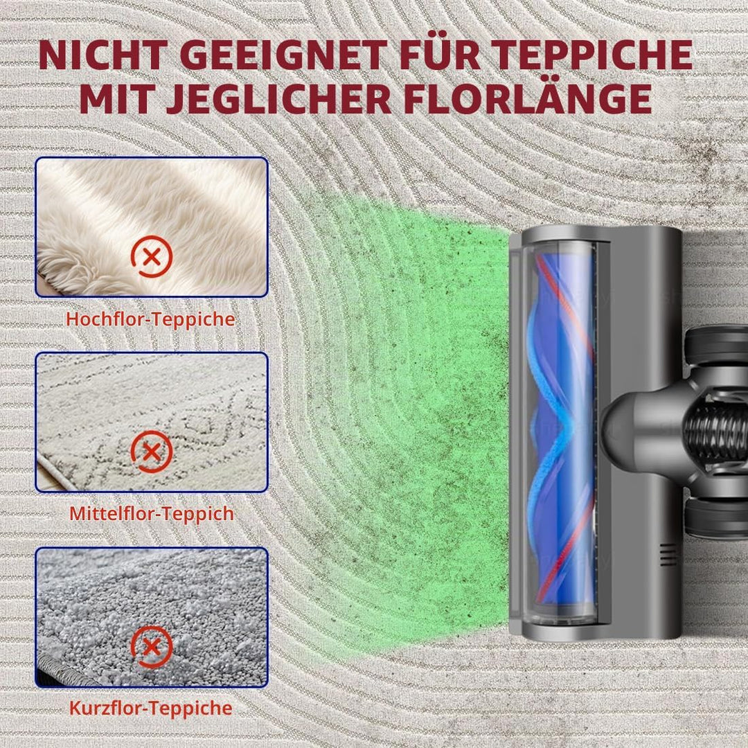 LED Light Bodenbürste Kompatibel für Dyson V6 DC58 DC59 DC62 DC72 DC74 SV04 SV06 SV09 Staubsauger,St
