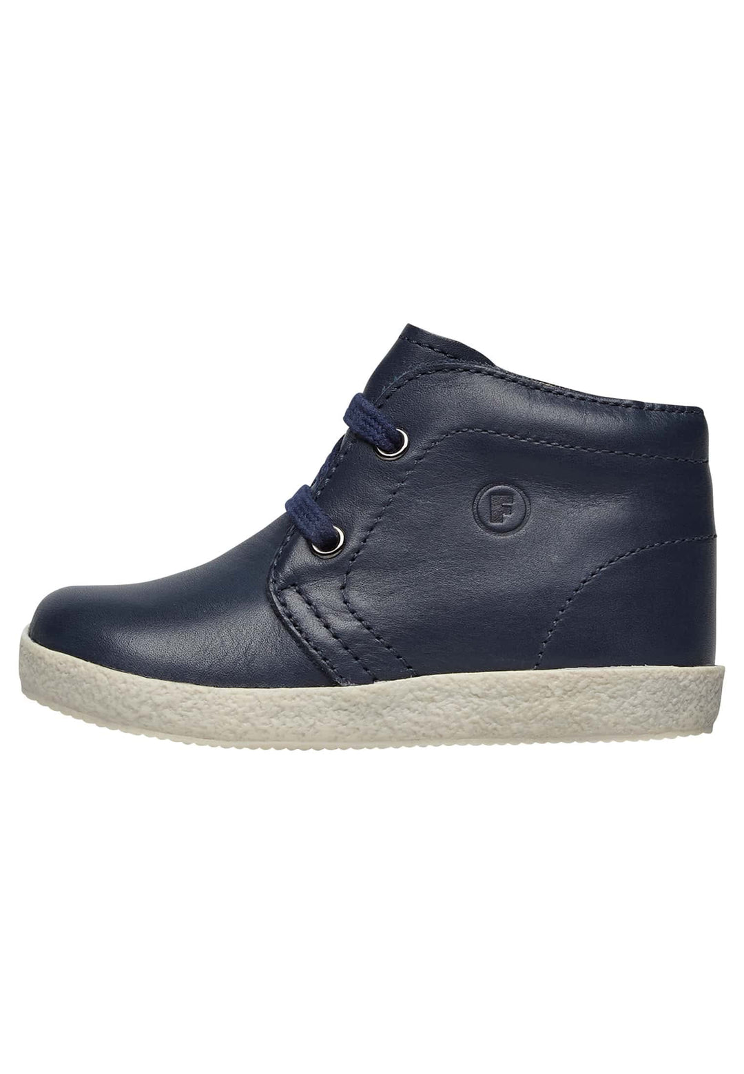 Falcotto Schnürschuhe aus gebürstetem Nappaleder 19 EU Blau Navy F Do Osso 1c50, 19 EU Blau Navy F D