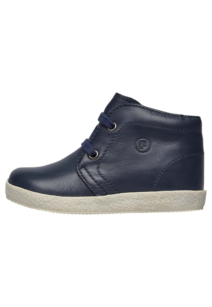 Falcotto Schnürschuhe aus gebürstetem Nappaleder 19 EU Blau Navy F Do Osso 1c50, 19 EU Blau Navy F D