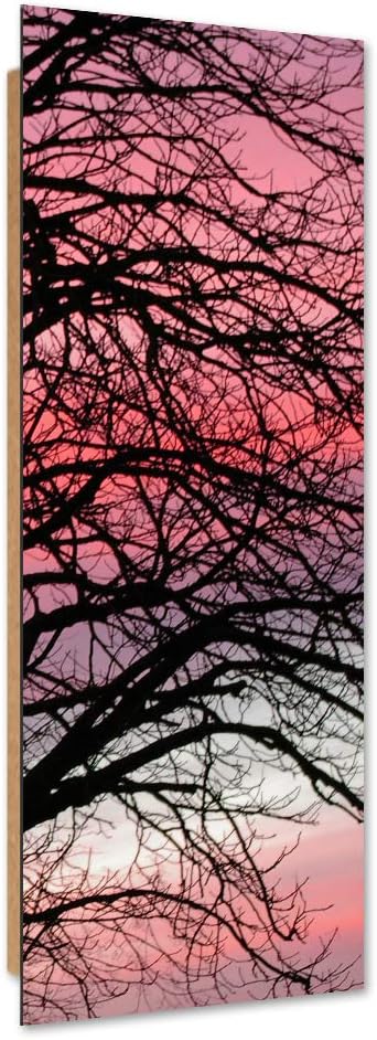 Feeby Wandbild XXL Baum Deko Kunst Bilder Natur Rosa 60x150 cm M14624 60x150 cm, M14624 60x150 cm