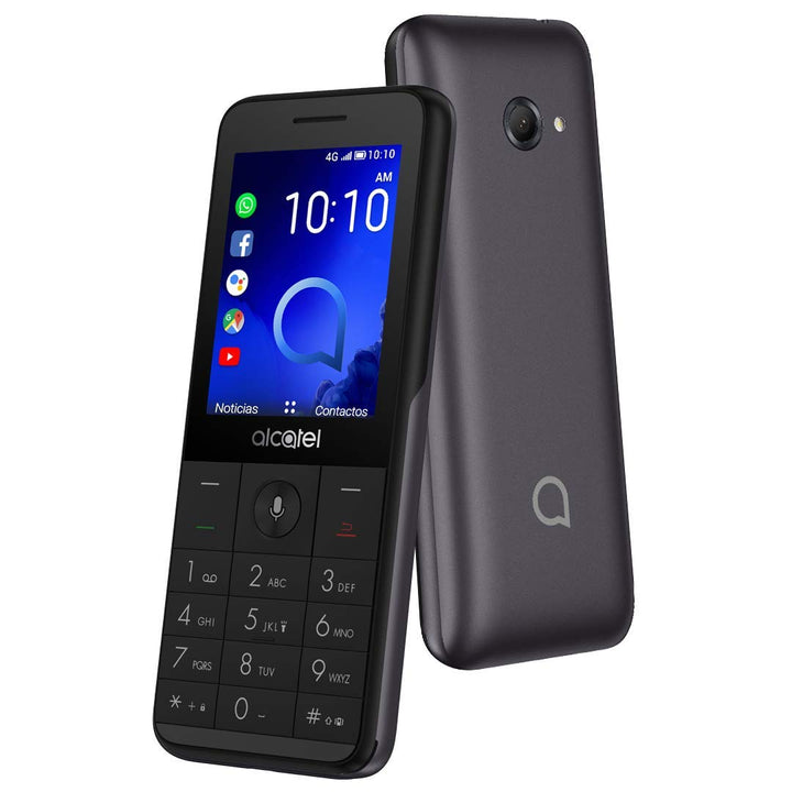 Alcatel 3088 Metallic Gray 2.4" Con Whatsapp Lte , Nano SIM + TF