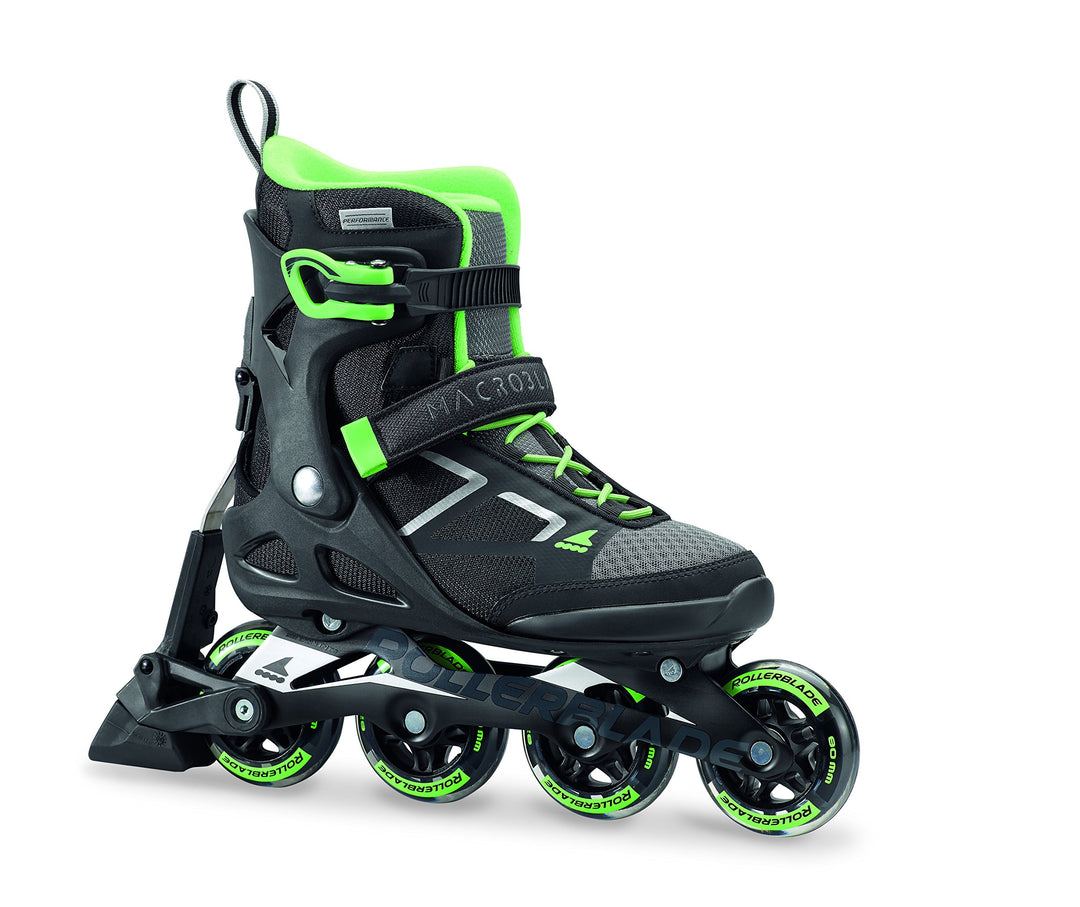 Rollerblade Damen Macroblade 80 ABT W Inline Fitness Skate 37 schwarz/hellgrün, 37 schwarz/hellgrün