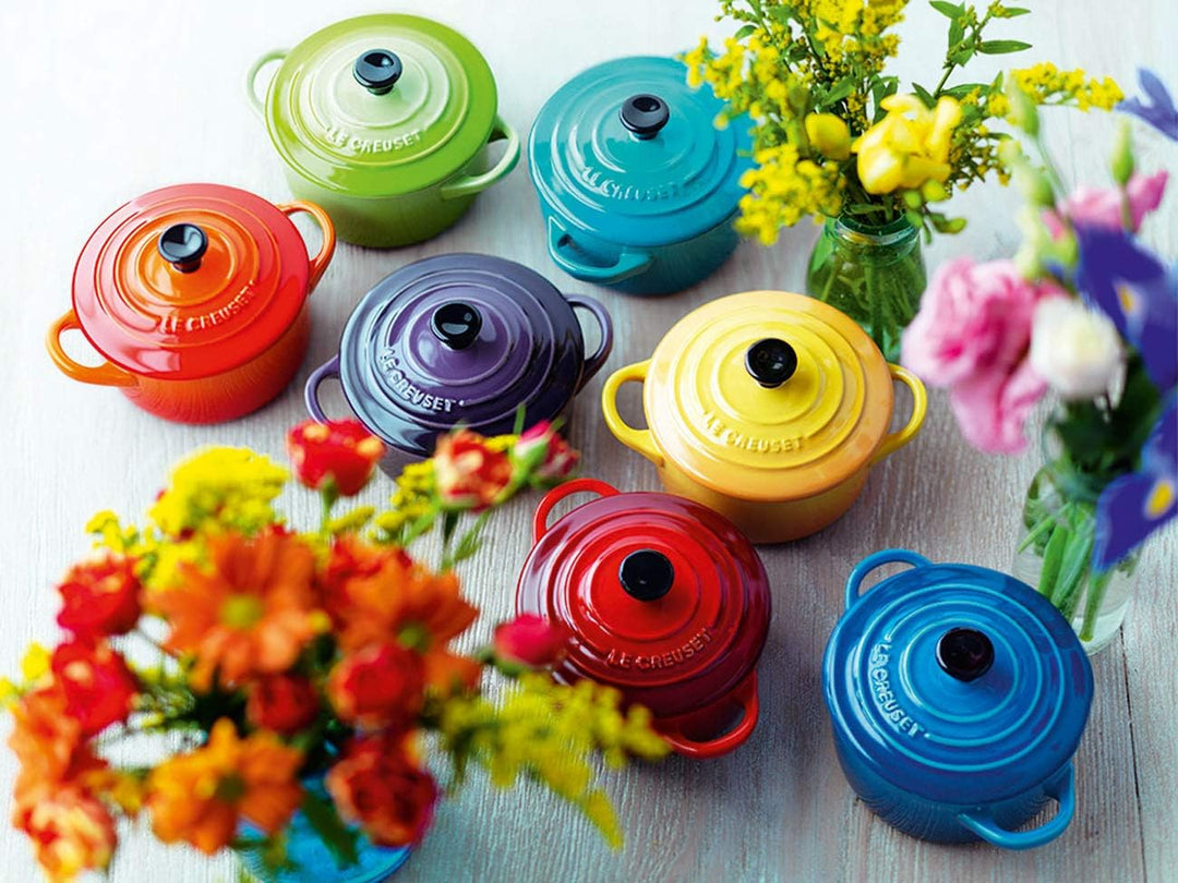 LE CREUSET Steinzeug Mini-Cocotte 200 ml, kirschrot, Kirschrot