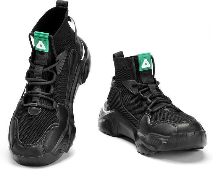 FUSHITON Herren Sportschuhe Turnschuhe Gym Leicht Hohe Schuhe Outdoor Fitnessschuhe Freizeitschuhe S