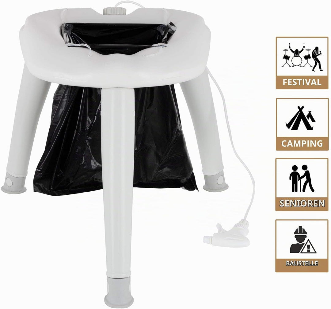 Stagecaptain Quixie-2842 Camping Toilette - Outdoor- und Reise-WC - Für Kinder und Erwachsene - Mit