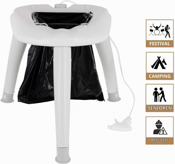 Stagecaptain Quixie-2842 Camping Toilette - Outdoor- und Reise-WC - Für Kinder und Erwachsene - Mit
