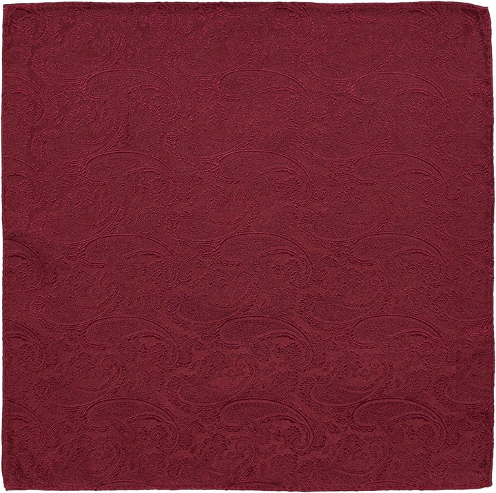 eterna Herren Einstecktuch aus Seide Einheitsgrösse Bordeaux, Einheitsgrösse Bordeaux