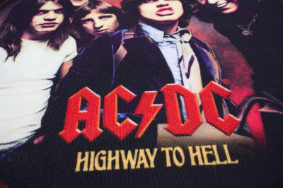 Geschenktrends Rockbites - Runder Teppich AC/DC Highway to Hell, D: 100 cm - Teppich für Proberaum,