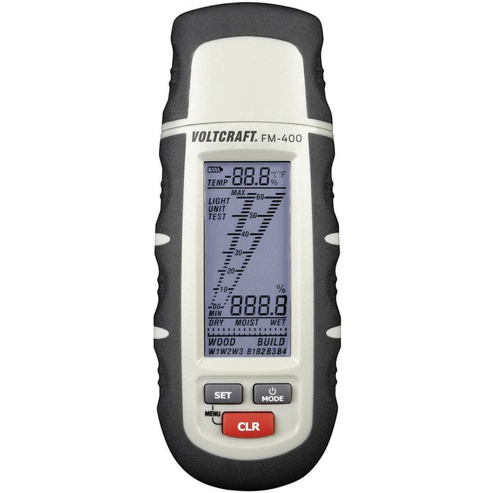 VOLTCRAFT FM-400 Materialfeuchtemessgerät Messbereich Baufeuchtigkeit (Bereich) 0.1 bis 24% vol Mess