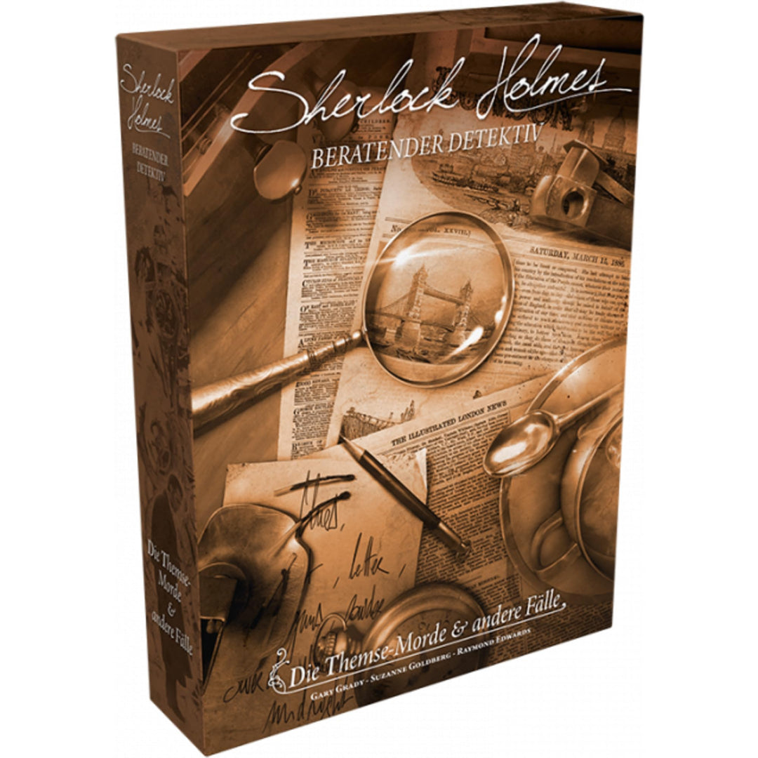 Asmodee Sherlock Holmes: Themse-Morde & andere Fälle, Kennerspiel, Rätselspiel, Deutsch