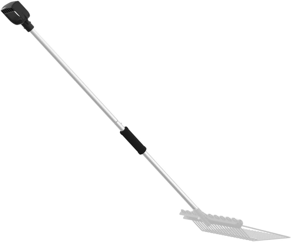 vidaXL Heugabel Stiel, Gabelstiel mit Gummigriff, Ersatzstiel für Gabel, Mistgabelstiel Dunggabelsti