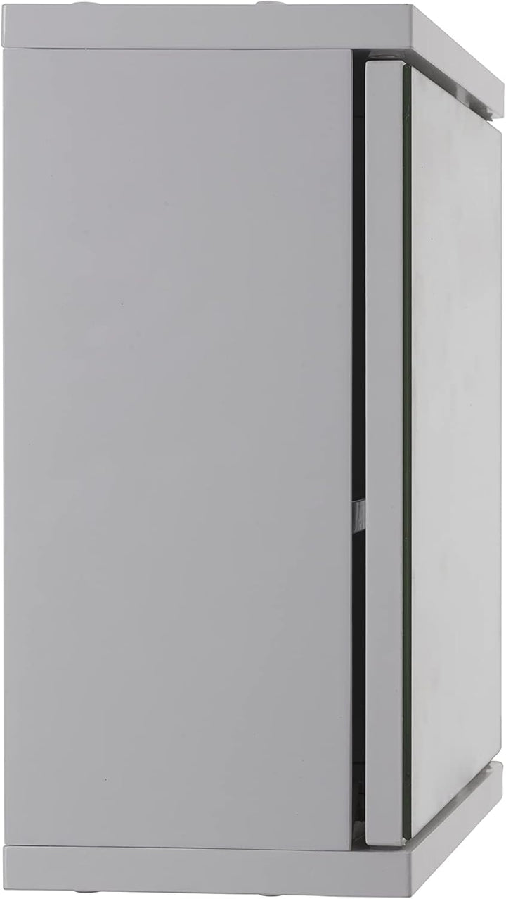 Croydex Spiegelschrank mit 1 Tür, MDF, FSC-zertifiziert, weiss, Weiss