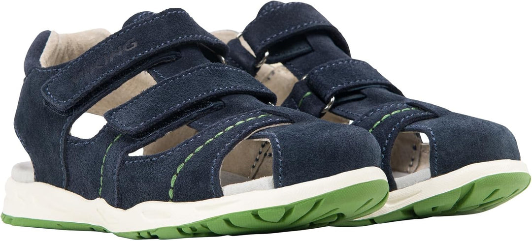 Viking Jungen Oscar Ii Sandal, Navy Green