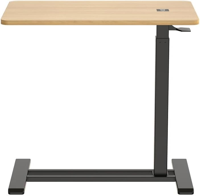 Spacetronik Höhenverstellbarer Beistelltisch mit Rollen, Mobiler Stehpult Höhenverstellbar 66–106 cm