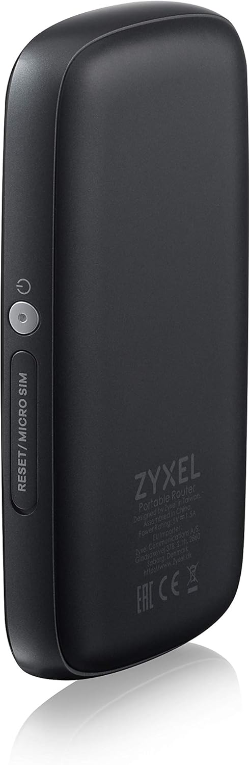 Zyxel 4G LTE-A Mobile WiFi Hotspot, Download-Geschwindigkeit bis zu 300 Mbit/s, Dual-Band WLAN für b