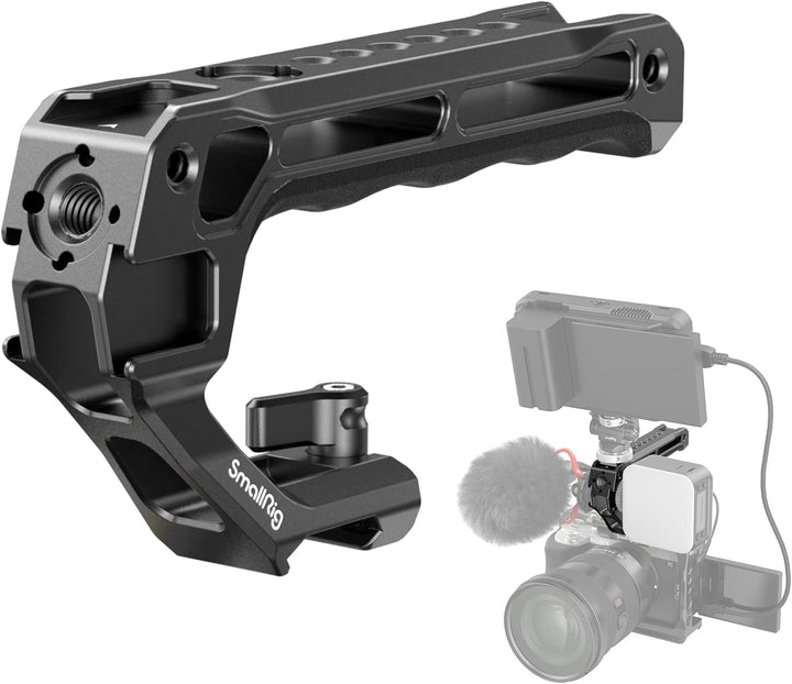 SMALLRIG NATO Top Handle, Griff mit NATO Schnellspanner für Kamerakäfig, universelles Video Rig mit
