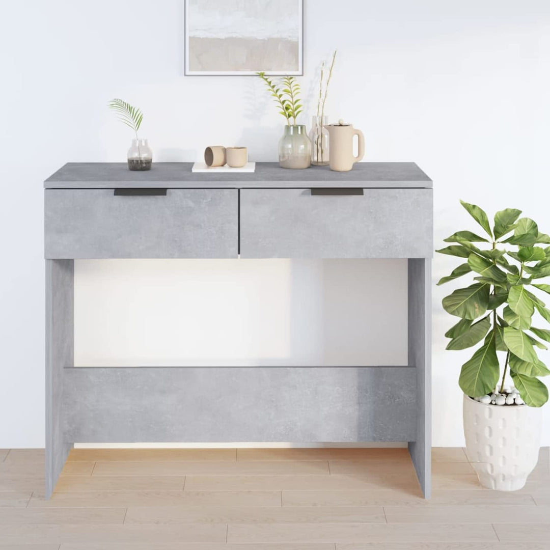 Tidyard Konsolentisch 2 Schubladen Konsole Beistelltisch Sideboard Flurtisch Ablagetisch Frisiertisc