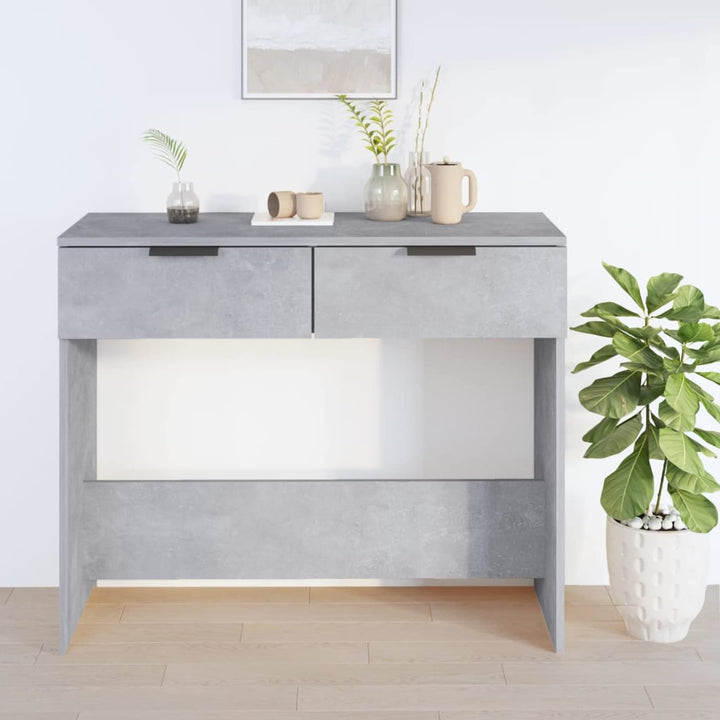 Tidyard Konsolentisch 2 Schubladen Konsole Beistelltisch Sideboard Flurtisch Ablagetisch Frisiertisc