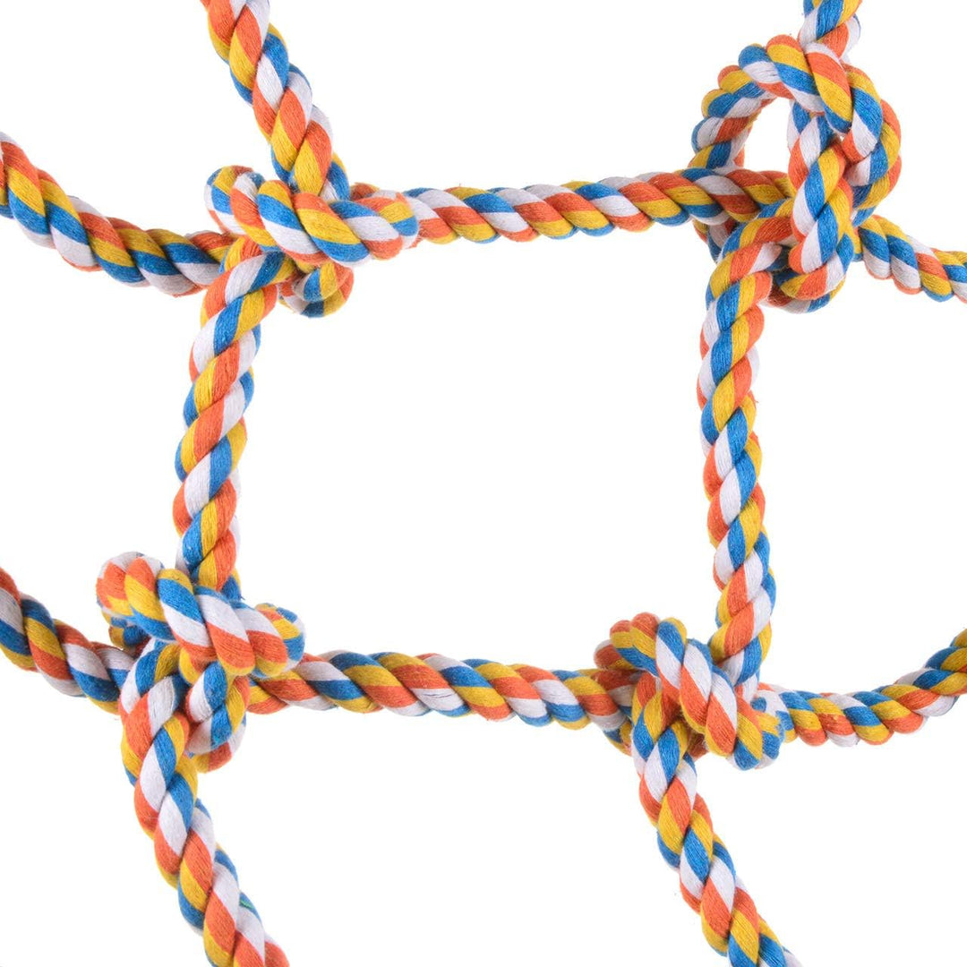 HappyBird | Kletternetz aus Baumwolle für Papageien XXL