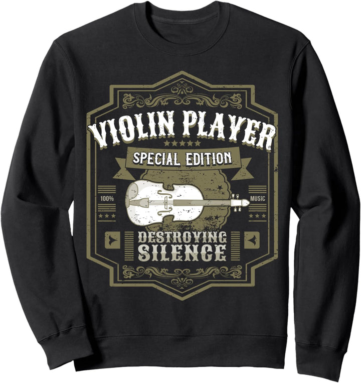 Violine Geigenspielerin Geige Sweatshirt