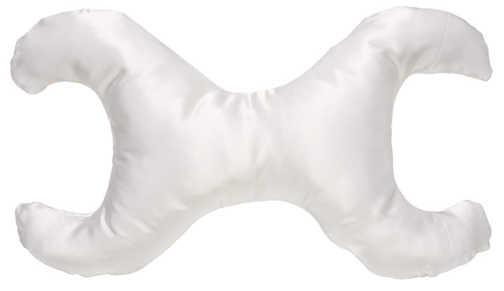 Save My Face La Petite White Satin Pillow by Original Save My Face