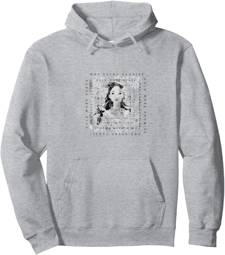 Disney Pocahontas Hold More Peace Text Pullover Hoodie