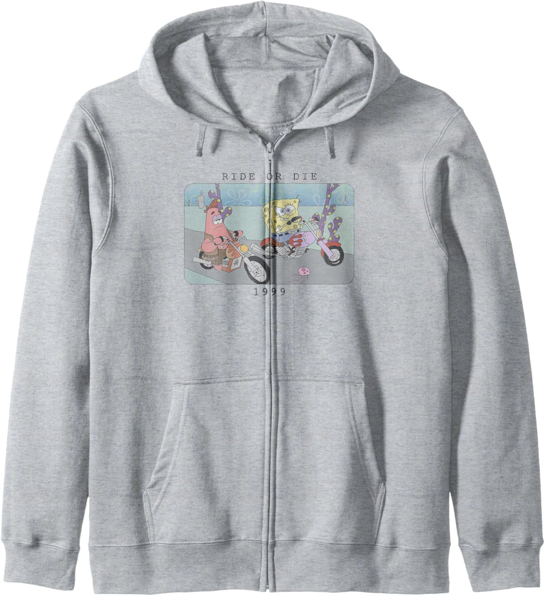 SpongeBob Schwammkopf Patrick SpongeBob Ride Or Die Panel Kapuzenjacke