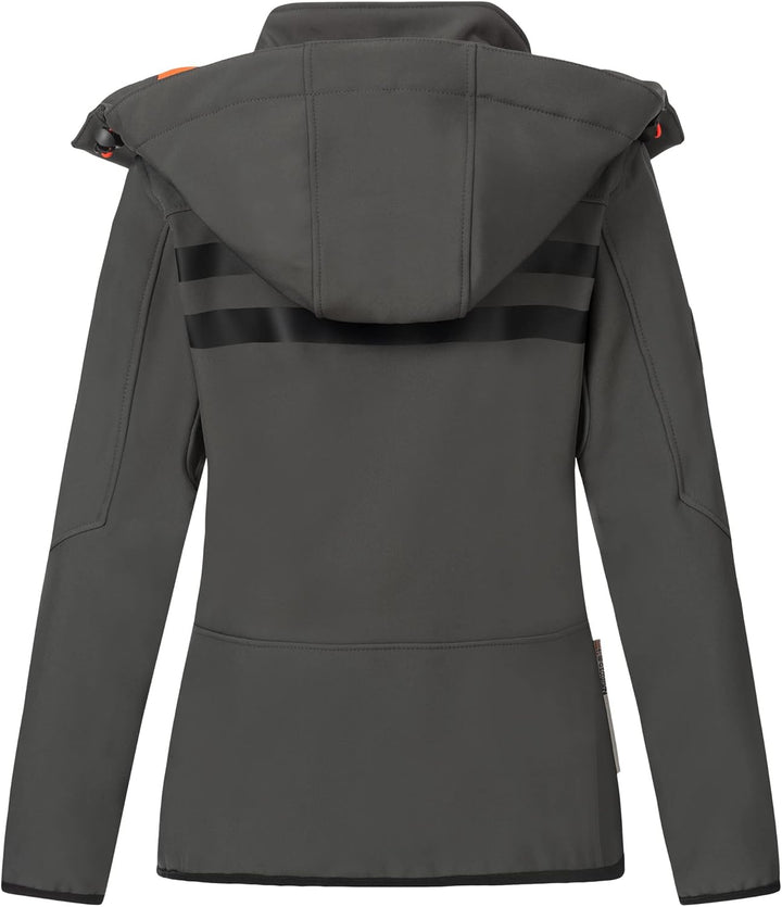 Geographical Norway Damen Softshell Funktions Outdoor Regen Jacke IMS Edition Sport wasserabweisend