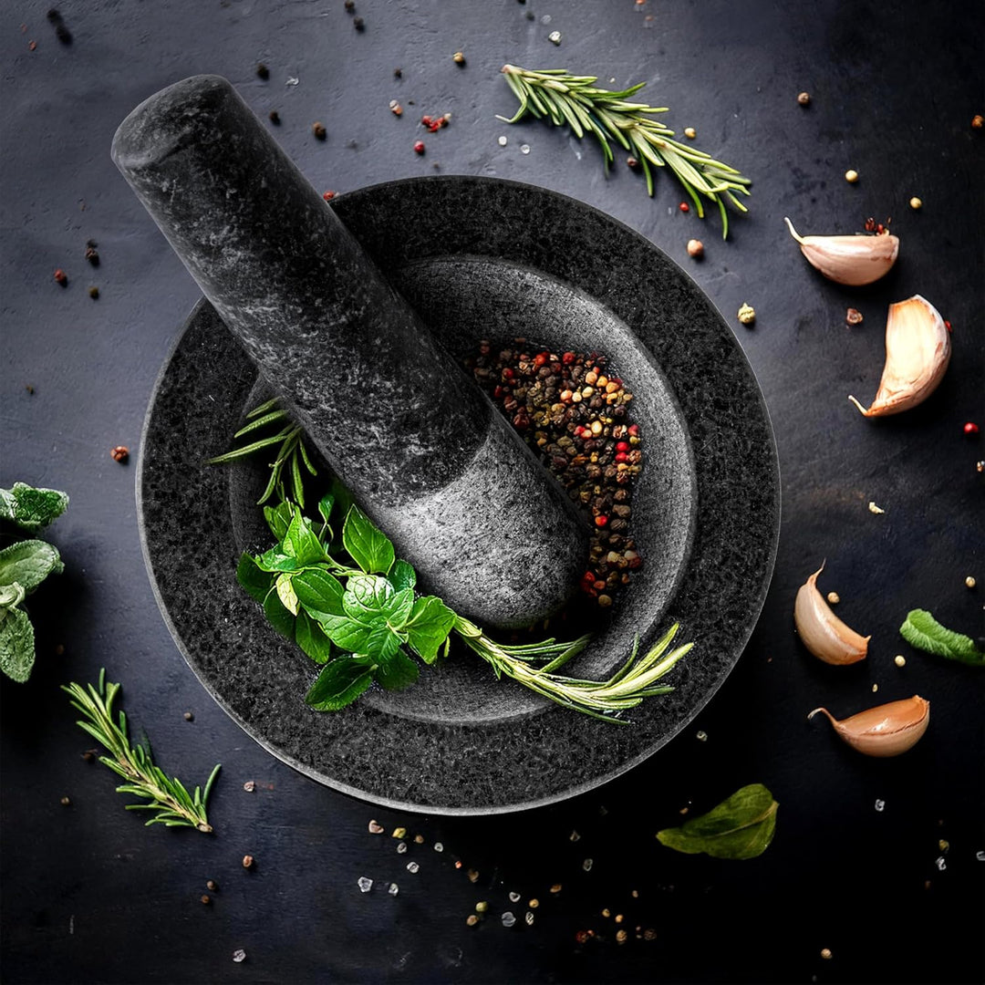 Mörser | Stössel | Granito | Gross Ø 14 cm | Granit | Granitmörser | Culinaris