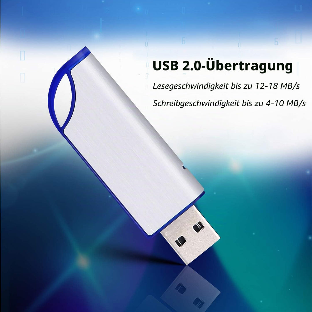 USB-Speicherstick mit 32 GB, FAT32-Format, USB 2.0, für Game Capture Card/Kassettenspieler/Computer/