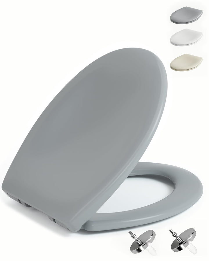 HySail Hochwertiger Toilettendeckel mit Absenkautomatik, Schnellverschluss und Hygienischer Oberfläc