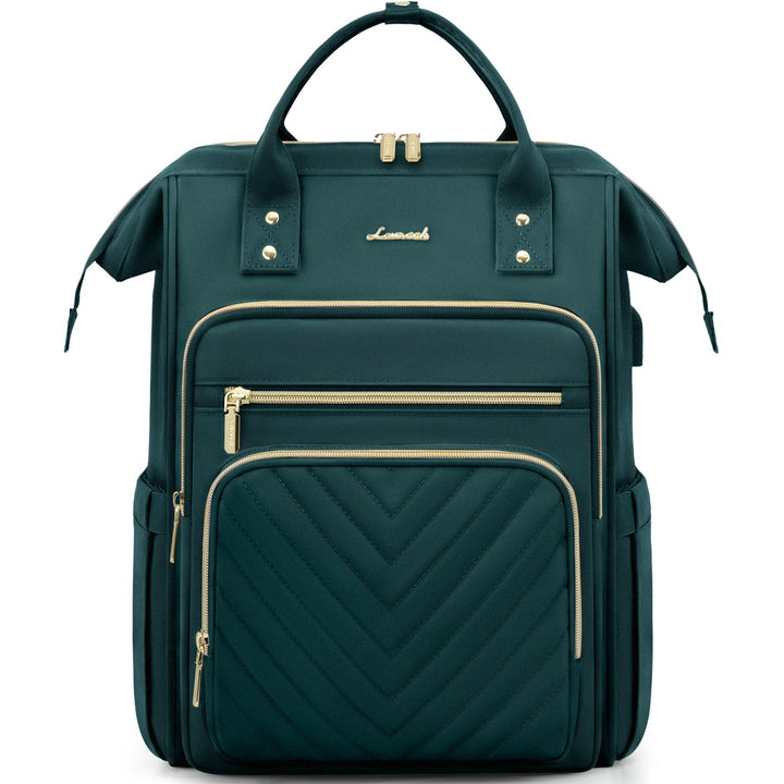 LOVEVOOK Rucksack Damen, 15,6 Zoll Laptop Schulrucksack Teenager Mädchen Wasserdicht, Elegant Reiser