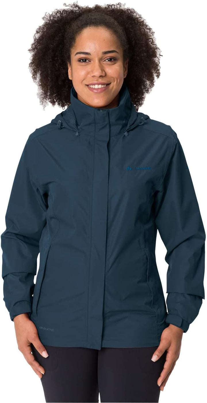 VAUDE Regenjacke Damen leicht - Women's Escape Light Jacket, wasserdichte Outdoor-Jacke, atmungsakti