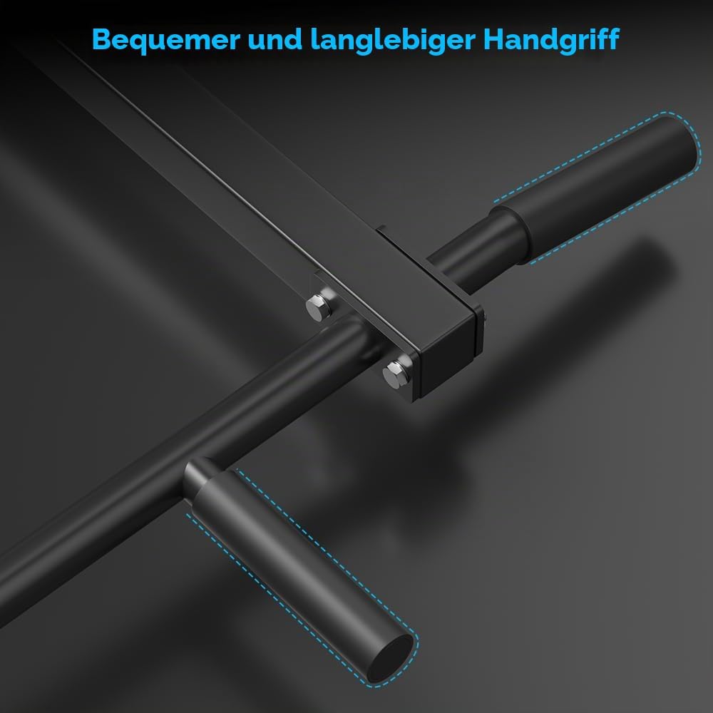 Klimmzugstange zur Wandmontage, Balkenhalterung, Balken und Sparren montierte Klimmzugstange für Zuh