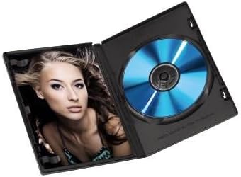 Hama 1x10 DVD-Leerhülle mit Folie schwarz