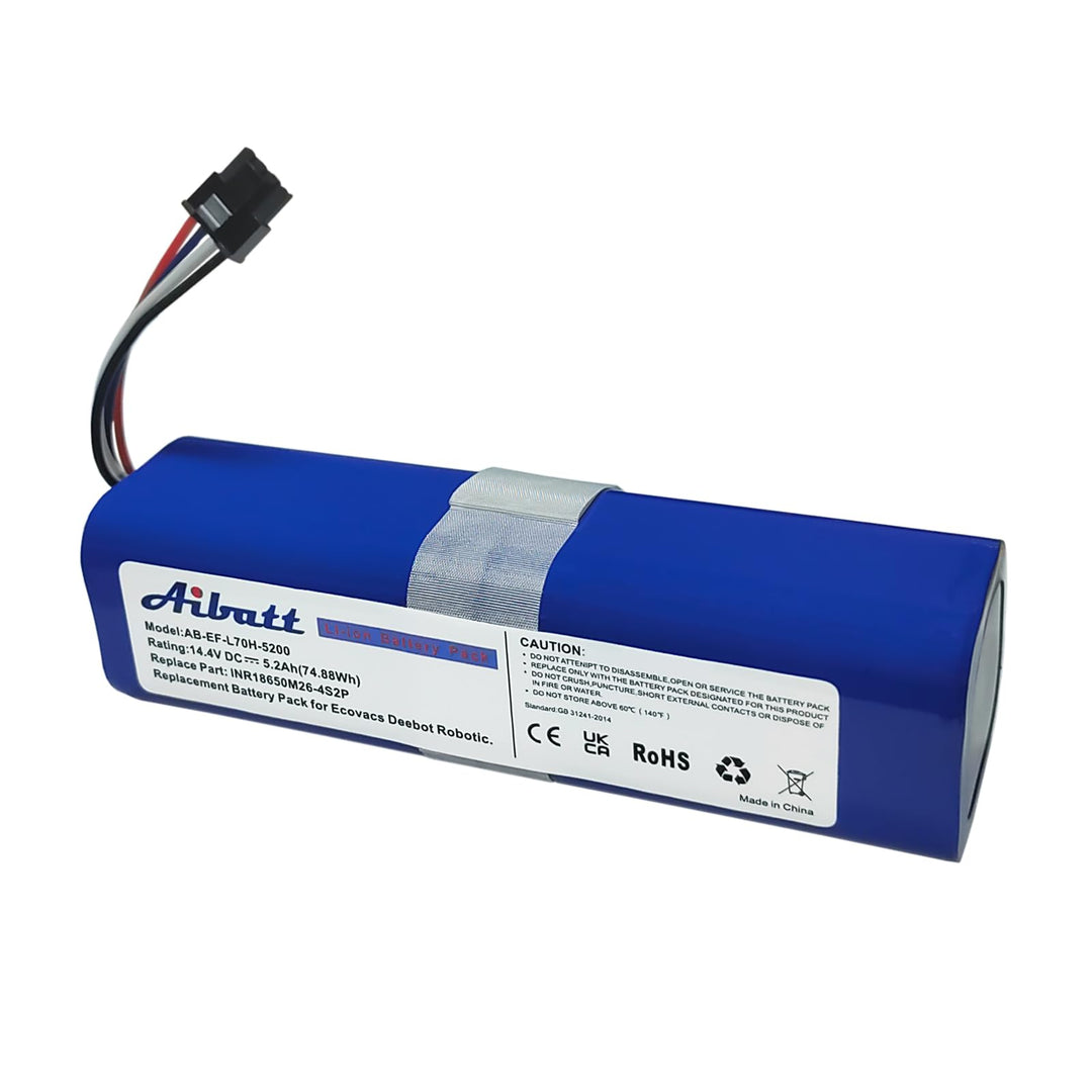 5200mAh Ersatzakku für Eufy Robovac L70 Hybrid, T2190, T2190G21 Staubsauger, Ersatz für Eufy Akku IN