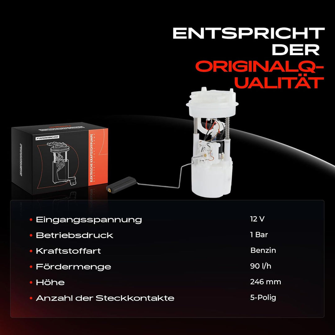 Kraftstoffpumpe Benzinpumpe für Punto 176 176C 176L Y 840A Y10 156 1.1L 1.2L Benzin 1993-2003 464733
