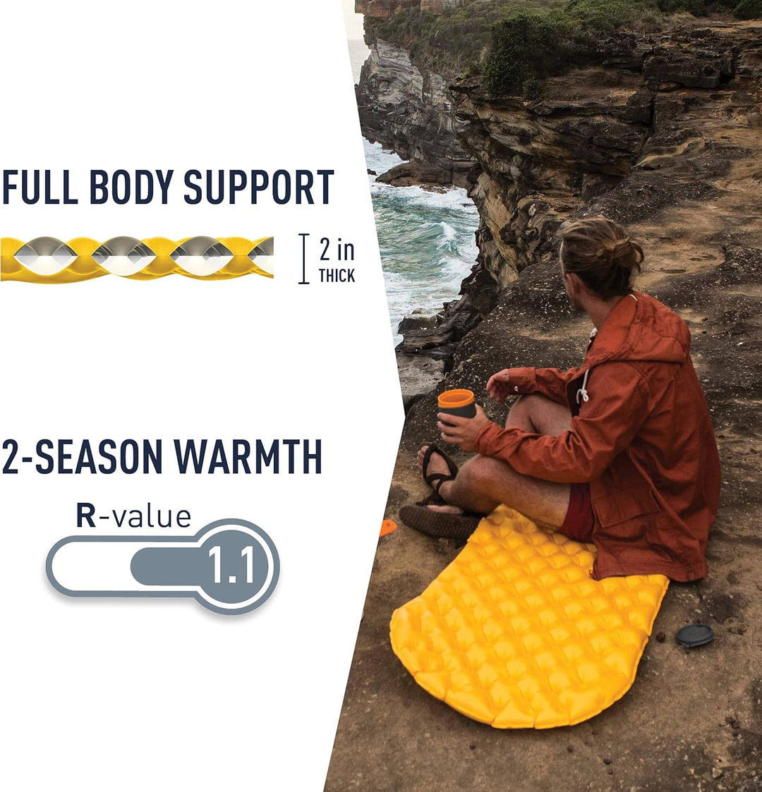 Sea to Summit Sporting Goods, Yellow, Long, AMULLAS Gelb Long, Gelb Long
