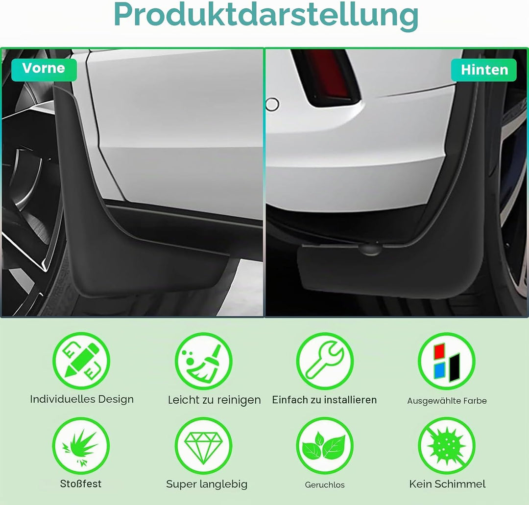 GAFAT V-W T-Cross Schmutzfänger, 2018-2022 2023 T-Cross Kotflügel Vorne und Hinten, Spritzschutz Aut