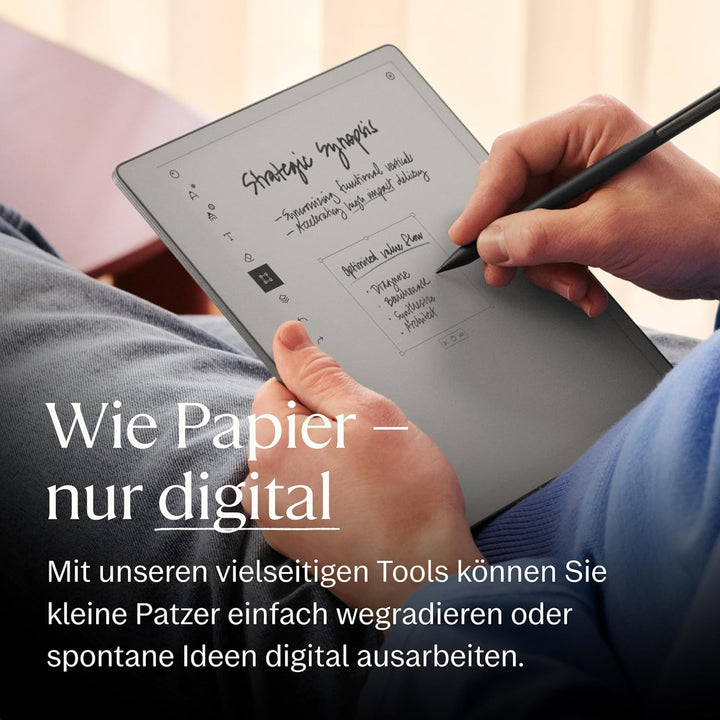 reMarkable Paper Pure – Paper Tablet mit 10,3-Zoll-Schwarz-Weiss-Display. Digitales Notizbuch zum De