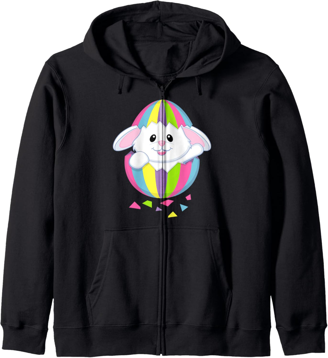 Nettes Osterhasengesichts-Frauenoutfit für Unisex Kapuzenjacke