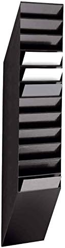 Durable Prospektspenderset Flexiboxx 12 A4, 1 Set, schwarz, 1709763060 Schwarz Hochformat, Schwarz H