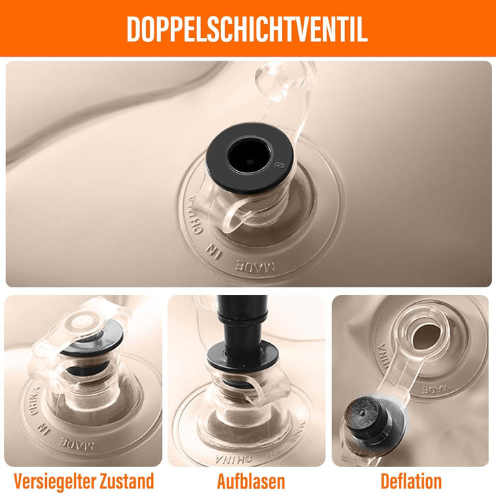 Ergocar Auto Luftmatratze Glückliche Katze Aufblasbare Matratze mit Pumpe Air Bett Camping Auto Kiss