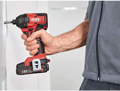 Flex Akku-Schlagschrauber 18,0 V (Schlagschrauber 225 Nm, Drehmomentstufen 58/104 / 225 Nm, 1/4" Inn