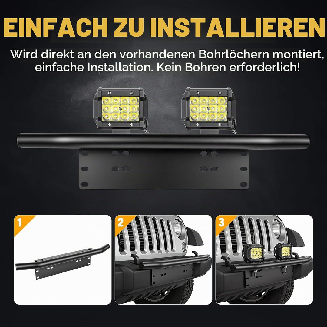 RIGIDON 23 Zoll Kfz kennzeichenhalterung, Aluminium rahmenlose schwarz plateholder - kennzeichenhalt