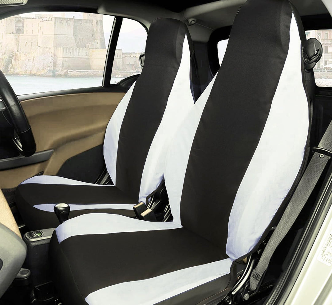 Rebeca Shop® Vordersitzbezüge kompatibel für Smart Fortwo 1., 2. und 3. Serie, W450, W451, W453, 2er