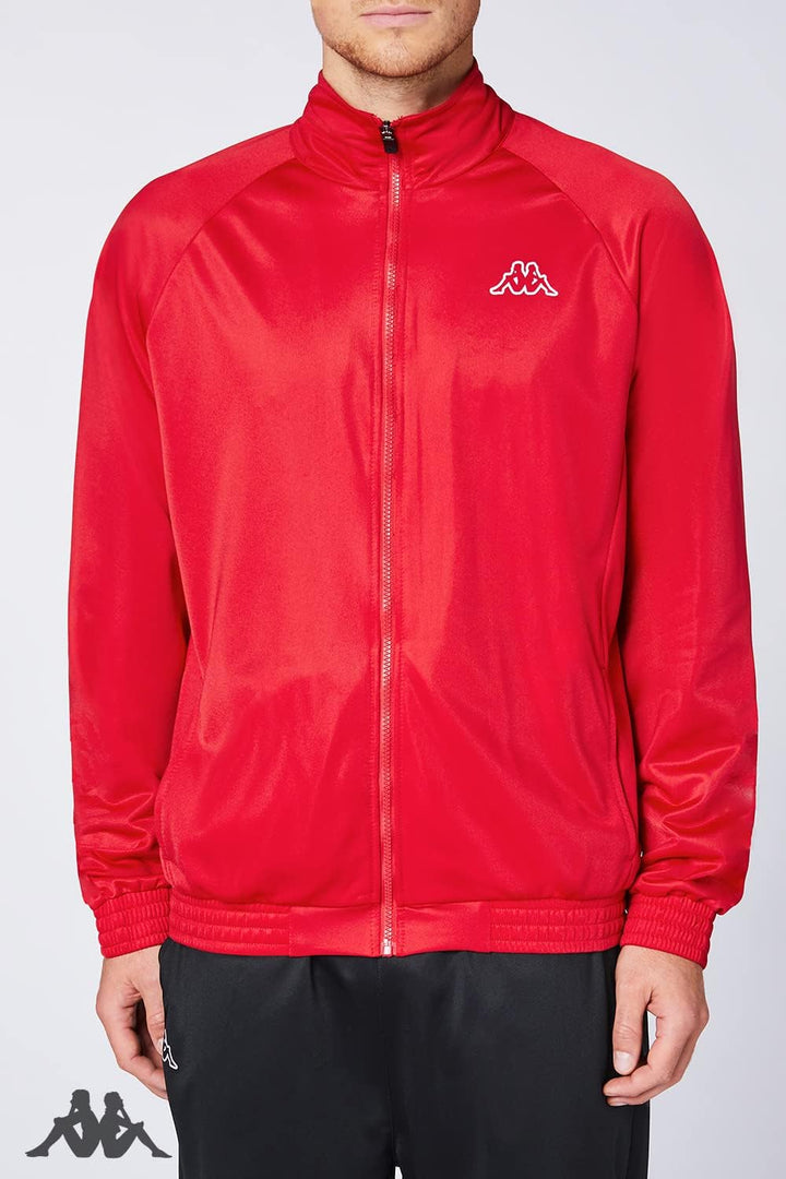 Kappa Tracksuit Till Men I Trainingsanzug für Herren I Ideal für Sport & Freizeit I Rot L, Rot L