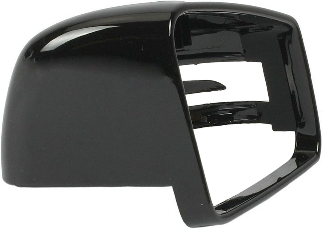 KYYET Seitenspiegel-Abdeckkappe schwarz glänzend für W176 W204 C204 W212 W211 W246 C117, Schwarz glä