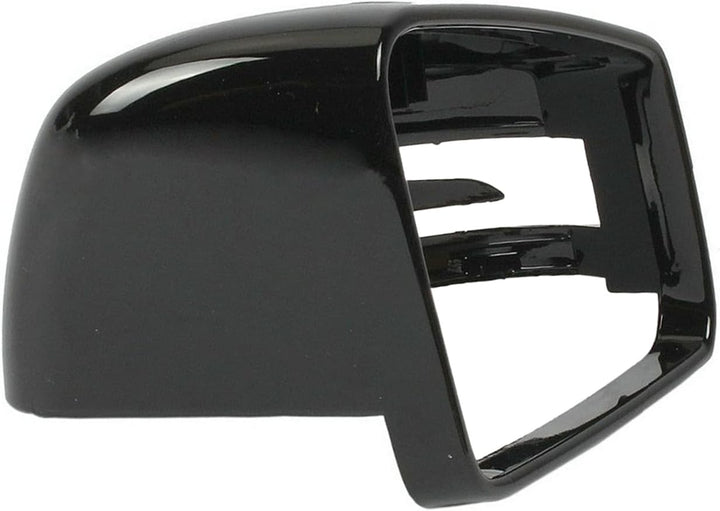 KYYET Seitenspiegel-Abdeckkappe schwarz glänzend für W176 W204 C204 W212 W211 W246 C117, Schwarz glä
